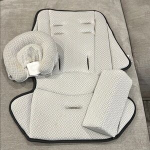 Uppa Baby Gray Baby Stroller Cushion Insert Set